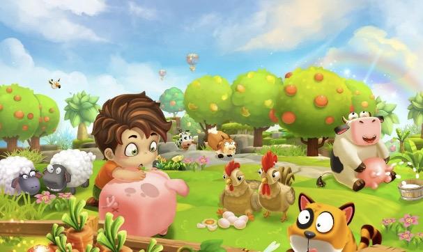 Cube Farm 3D: Harvest Skyland - Farm Games Free