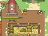 Tiny Pixel Farm: Collecting hay