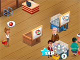 Supermarket City selling goods
