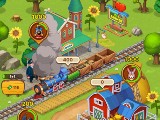 Train Ready to Depart in Idle Farmer Simulator