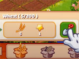 Harvesting wheat in Harvest Farm