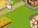 Harvesting crops in the game
