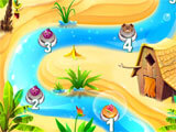 Level selection in Fruit Harvest Mania Level selection in the game