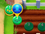 Level selection in the game Level selection in Word Farm
