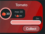 Collecting food in Farm Simulator
