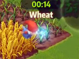 Harvesting wheat in Pixie Island