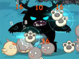Fighting the beast in the game