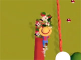 Harvesting plants in the game