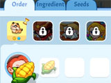 Buying ingredients from the shop Managing orders in Farm Party