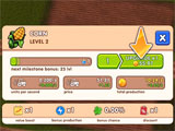 Upgrading corn field in the game