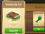 Upgrading the foundation in the game