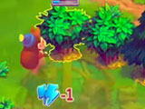 Collecting wood in the game