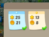 Checking the orders in Wild West: Farm Town