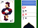 Stacking up cards in the game
