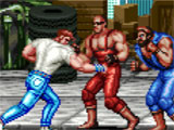 Fighting in Final Fight