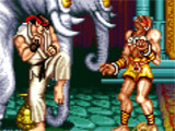 Fighting in Street Fighter II