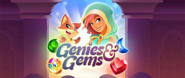 Genies & Gems - Match 3 or more gems to collect gold and other treasures in Genies & Gems!
