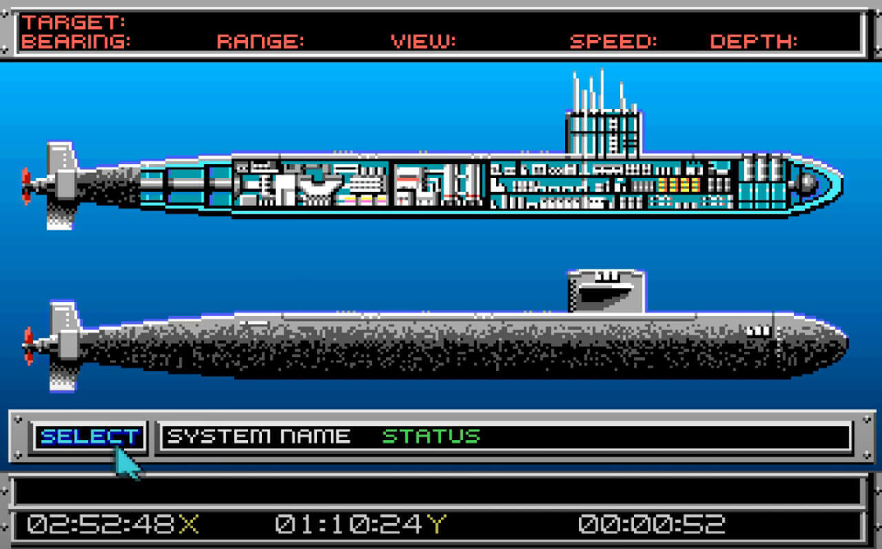 688 Attack Sub Free Retro