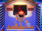 Putting the ball in the hoop
