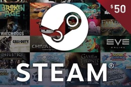 Valve Steam Gift Card - $50 thumb