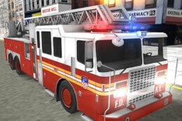 Real Truck Fire Drive Sim thumb