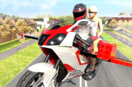 Flying Motorbike Driving Simulator thumb