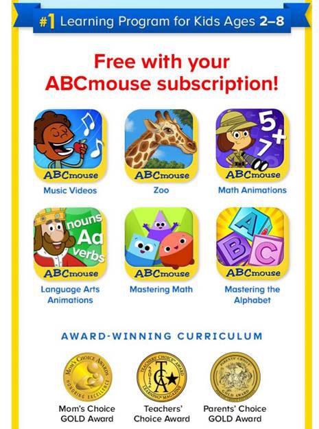 Free Educational Apps for Every ABCmouse Subscription