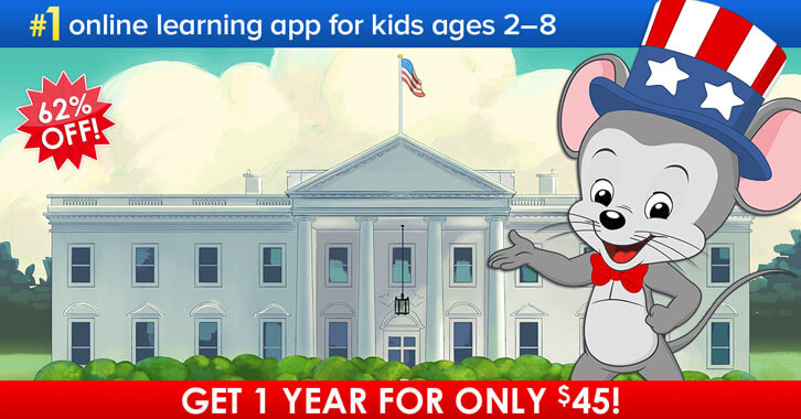 ABCmouse: Get 62% Off On Annual Subscriptions During Our President's Day Sale! ABCmouse: Get 62% Off On Annual Subscriptions During Our President's Day Sale!