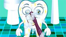 Denny the Tooth: Brushing your tooth