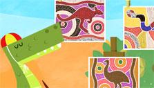 Learn about colors through painting mosaics in Pacca Alpaca