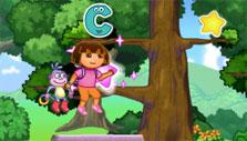 Dora's Alphabet Forest Adventure Game Collecting Letters