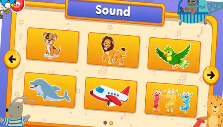Sound lessons on Kids Piano