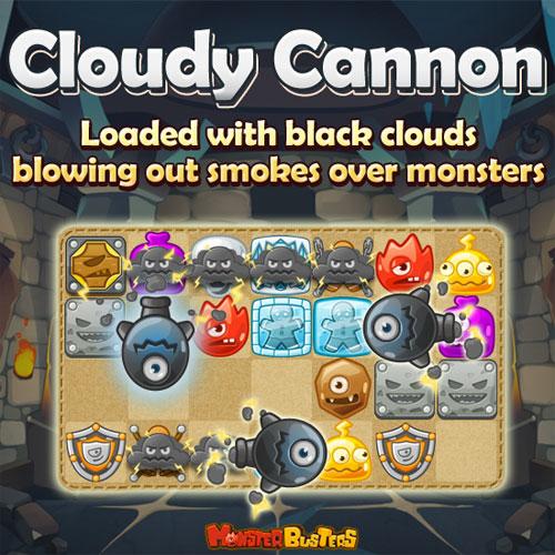 Cloudy Cannon in Monster Buster