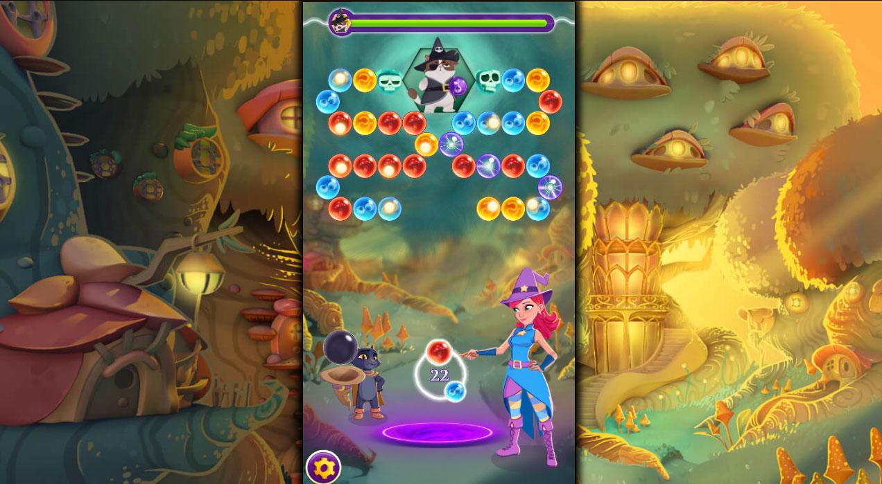 BUBBLE WITCH SAGA jogo online gratuito em