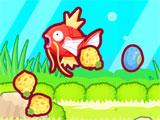 Pokémon: Magikarp Jump feeding Magikarp