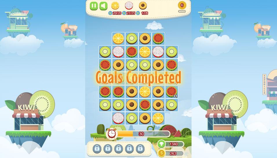 Sweet Fruit Candy Free Casual Games!