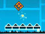 Avoiding Obstacles in Geometry Dash Lite