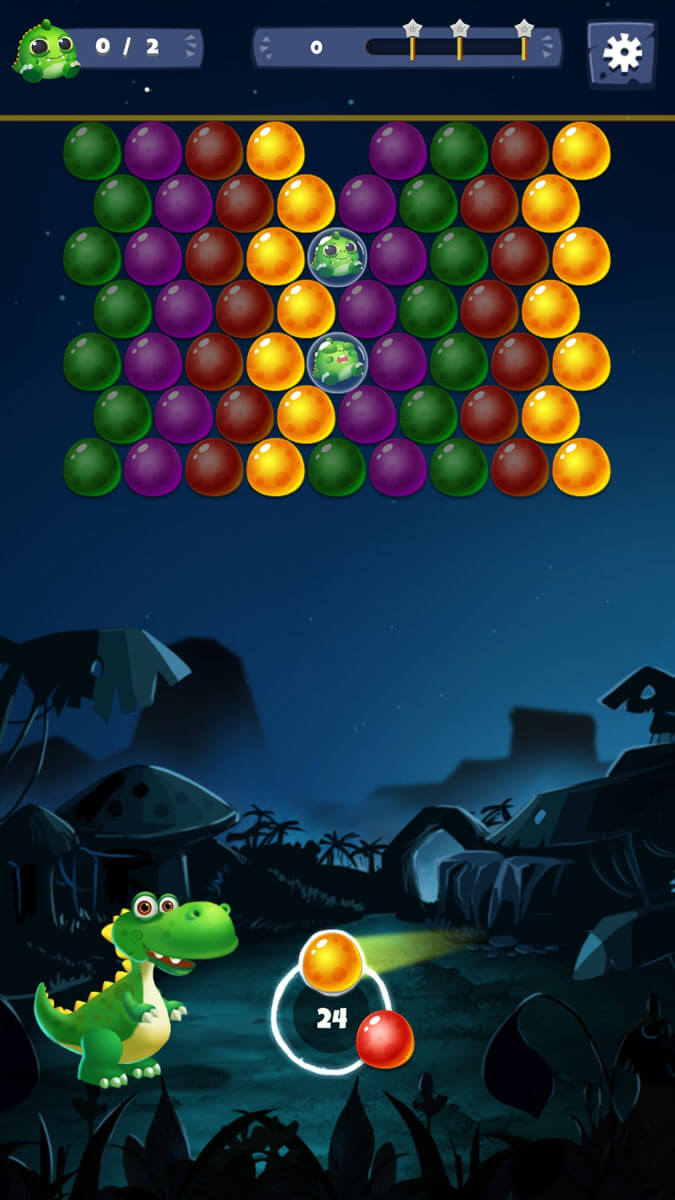 Primitive Bubble - Bubble Shooter.level 6901 to 6905 