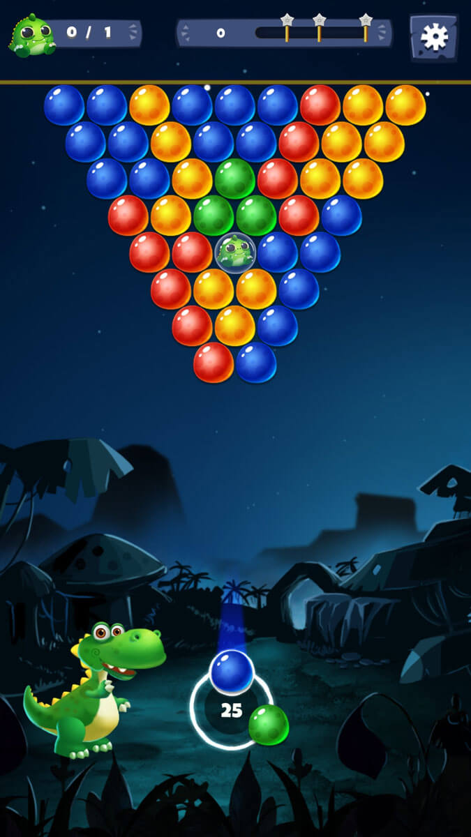 Primitive Bubble Shooter