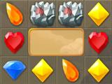 Rocks level in Jewel Pirates