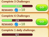 Daily challenges in Dice Puzzle Dice Puzzle daily challenges
