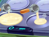 Preparing food for customers Preparing food in the game