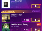 Song menu in Color Dancing Hop Song menu in Color Dancing Hop