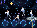 Playing a game in Beat Party Playing a game in Beat Party