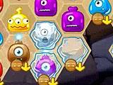 Monster Buster Hexa Blast Frozen Tiles