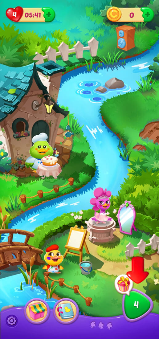 Fruits Duck Free Casual Games!