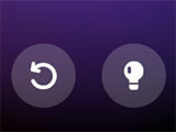 Hint and undo button in the game Hint and undo feature in the game