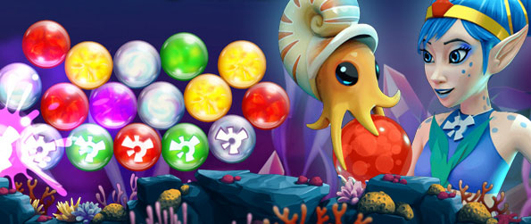 Pearls of Atlantis: The Cove - Color match in a whole new way as you dive deep to restore the Cove to its former glory in this astounding bubble shooter games. 