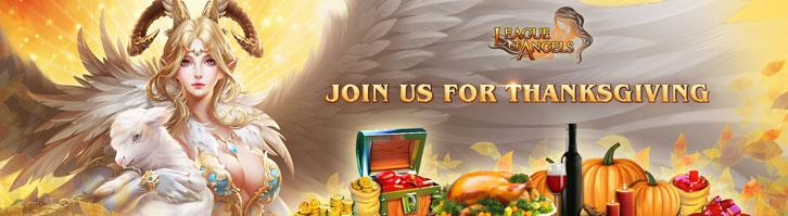 League of Angels Invites You to a Thanksgiving Feast