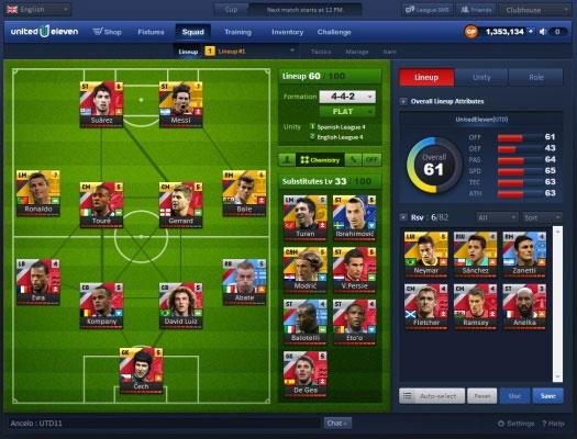 Build your Perfect Team in United Eleven